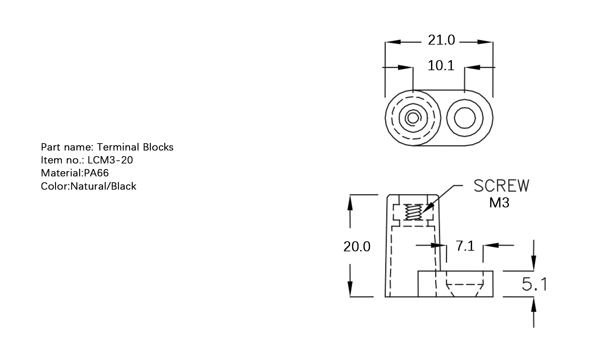 Terminal Blocks LCM3-20